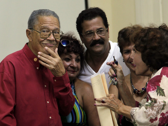 Santiago Cardosa Arias, premio Nacional de Periodismo José Marti. Foto: Ismael Francisco/Cubadebate.