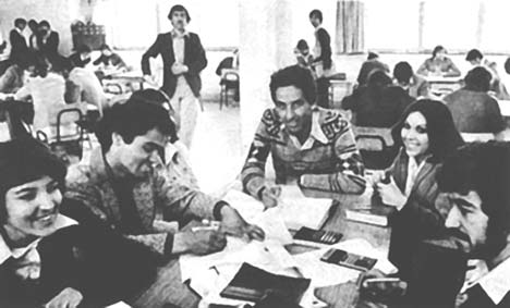 Kabul University in 1980.