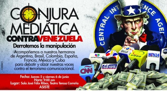 conjura mediatica contra venezuela