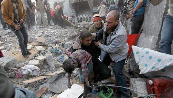 Palestinos consideran una declaración de guerra el ataque israelí a Gaza