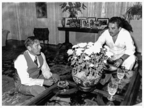 Omar Torrijos y Gabriel García Márquez, en Panamá. Foto: Archivo.