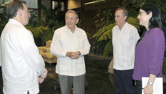Cuban President Meets with Mexican Foreign Minister