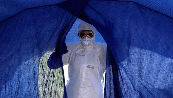 Médicos cubanos preparados para combatir el Ébola. Foto: Ladyrene Pérez/ Cubadebate.