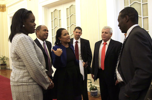 La Delegación oficial a las Conversaciones sobre Derechos Humanos en Washington DC. Foto: Ismael Francisco/Cubadebate.