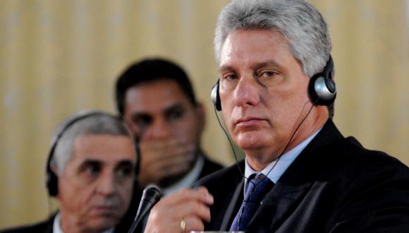 Primer vicepresidente cubano, Miguel Díaz-Canel, durante la IX Cumbre Extraordinaria de Petrocaribe. Foto: AIN.