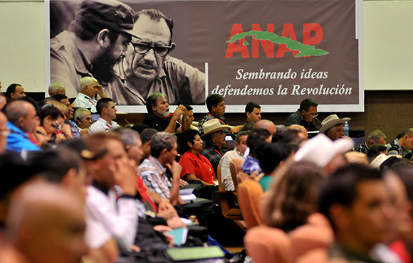 Clausura el XI Congreso de la Asociación Nacional de Agricultores Pequeños.  Foto: Ladyrene Pérez/ Cubadebate.