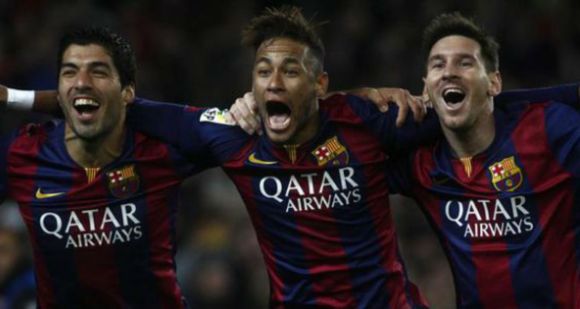 El tridente Messi-Neymar-Luis Suárez 580