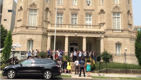 La Embajada de Cuba en Washington DC. Foto: Ismael Francisco