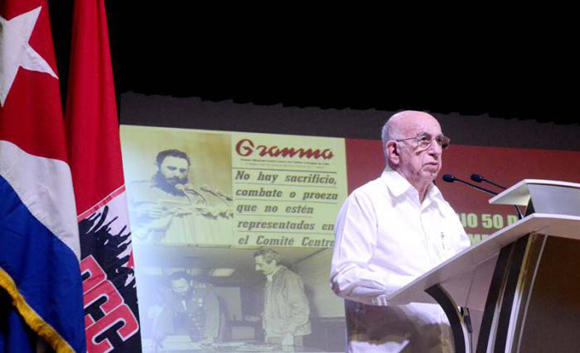 José Ramón Machado Ventura. Foto: Granma / Anabel Díaz
