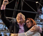 Néstor Kirchner y Cristina Fernández.
