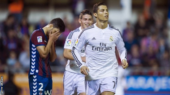 El Madrid derrotó al Eibar a domicilio. Foto: Getty Images.