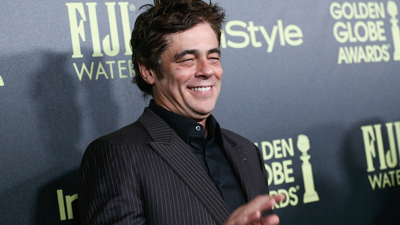 In this Nov. 17, 2015 file photo, Benicio Del Toro attends the Miss Golden Globe InStyle Party held at Ysabel, in West Hollywood, Calif. Del Toro, Geraldine Chaplin and director Ruy Guerra are among the personalities who will attend the International Festival of New Latin American Cinema in Havana, starting on Dec. 13, 2015. (Photo by John Salangsang/Invision/AP, File)