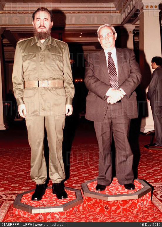Rodney López junto a Fidel