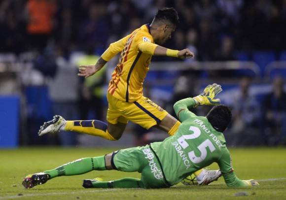 Neymar hizo el gol 8 del dia. Foto: AFP