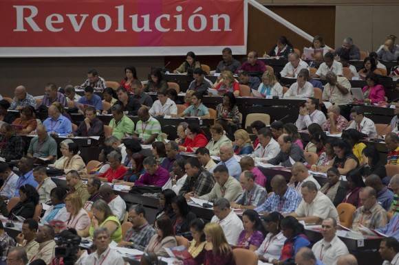En Plenario el VII Congreso del Partido Comunista de Cuba. Foto: Ismael Francisco/ Cubadebate