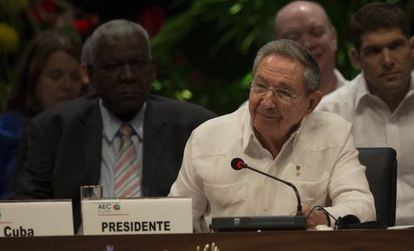 Raúl Castro interviene en la VII Cumbre del Caribe. Foto: Ismael Francisco/ Cubadebate
