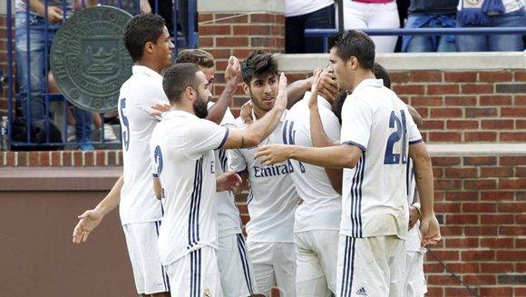 El Real Madrid volvió a jugar con muchos suplentes pero esta vez sí consiguió la victoria. Foto tomada de AS. 