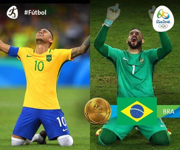 Brasil oro en futbol