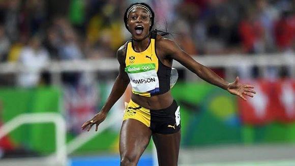 Elaine Thompson, la mujer más veloz del mundo. Foto: Reuters.