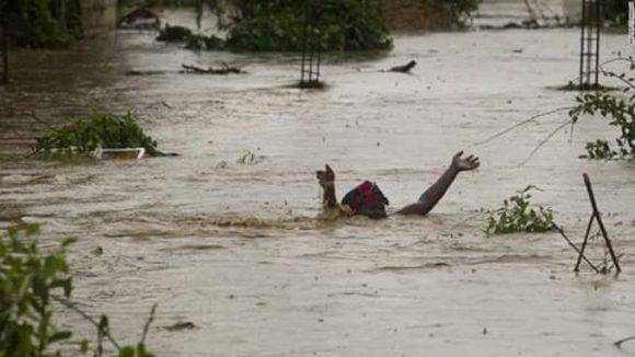 Los medios publican a esta hora las inundaciones en Haití. Foto: Listín Diario/ República Dominicana