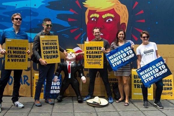 Unidos contra Trump, así responden los mexicanos a la victoria electoral del republicano. Foto: Agencias.
