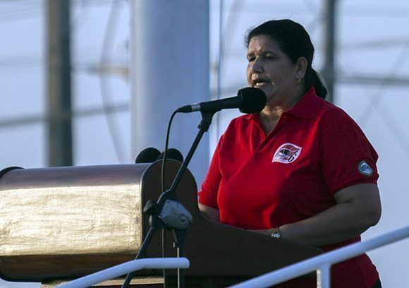 Gladys Martínez Verdecia, secretaria del Partido Comunista de Cuba en Pinar del Río. Foto: Irene Pérez/ Cubadebate.