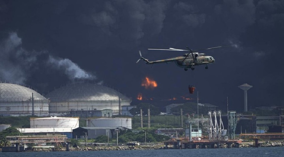 Matanzas Super Tanker Base: Unceasing work is done to control the fire (+ Photos and Videos)